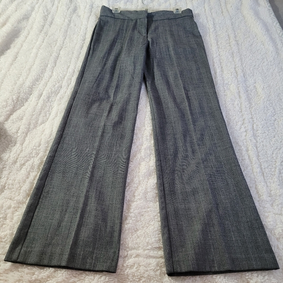 Tangents Women’s Sz 9 Gray Striped 3 Piece Pantsuit with Camisole Top, Blazer - Picture 9 of 16